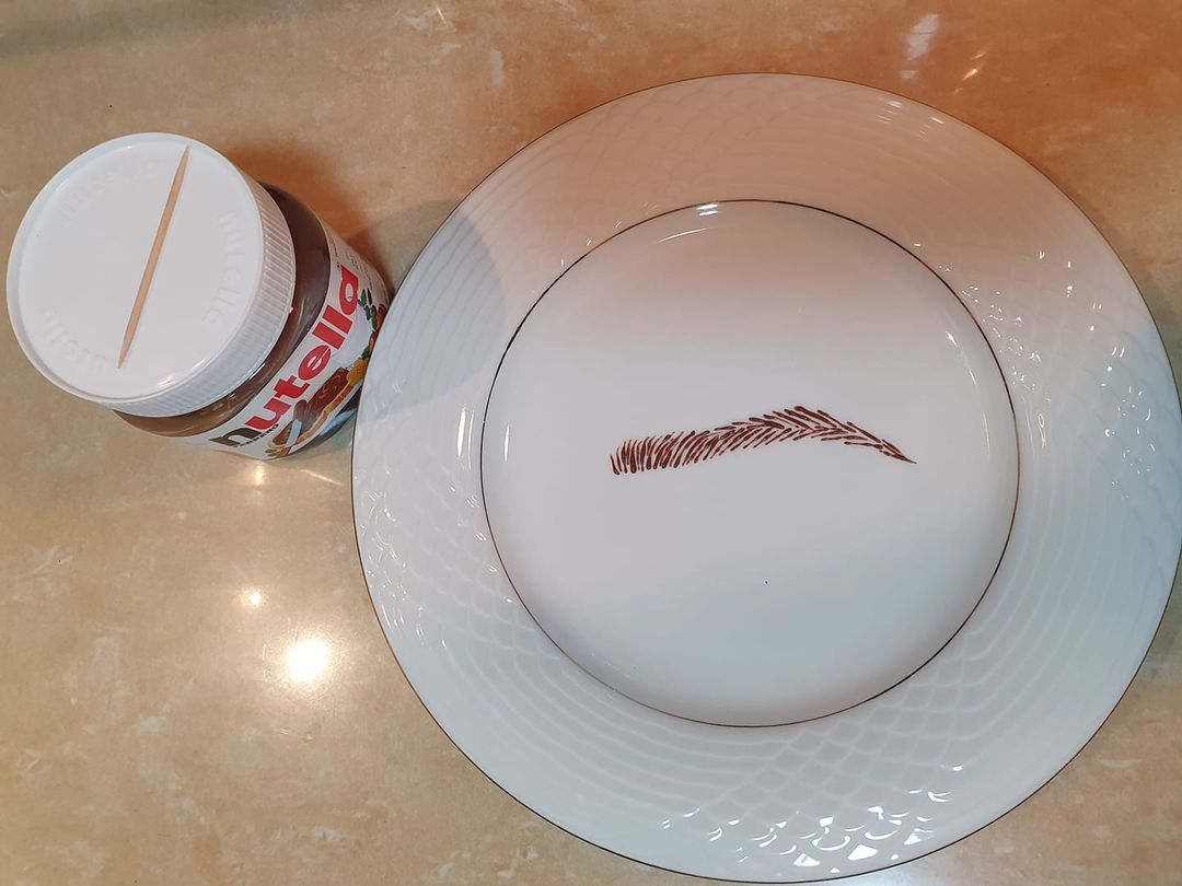 Φρύδια με nutella!