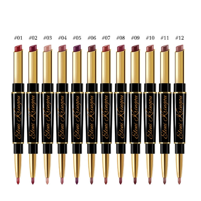 Lip Stick and Lip Liner (Matte & Velvet) - Waterproof & Long Lasting [1+1 FREE] (Add 2 to your basket)