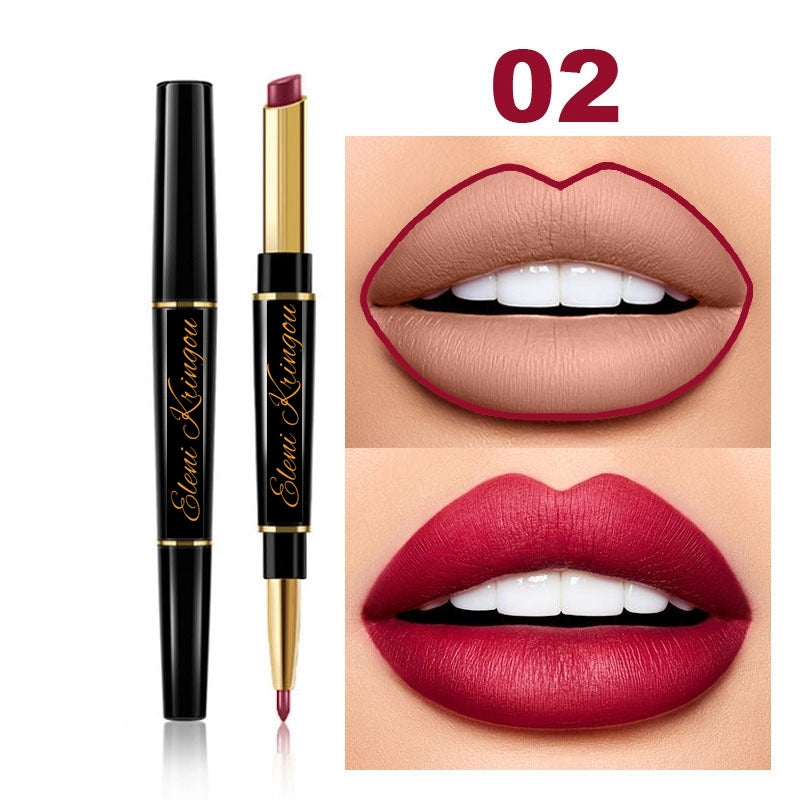 Eleni Kringou Beauty Set (Lipstick, Mascara, Eyebrow Pencil & Gel) [FREE MAKEUP BAG]