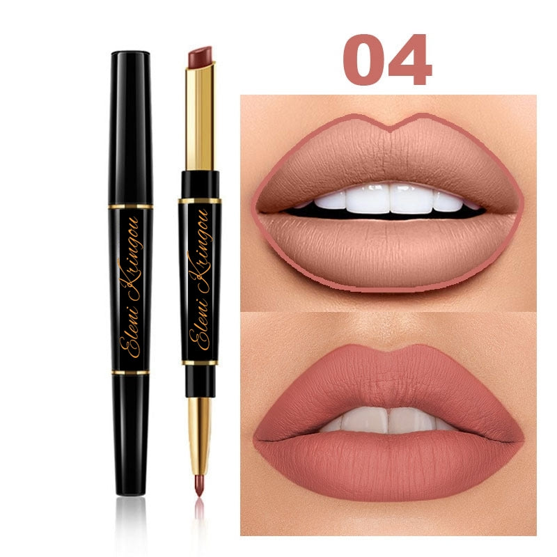 Eleni Kringou Beauty Set (Lipstick, Mascara, Eyebrow Pencil & Gel) [FREE MAKEUP BAG]