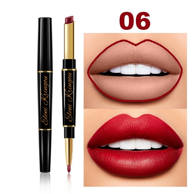 Eleni Kringou Beauty Set (Lipstick, Mascara, Eyebrow Pencil & Gel) [FREE MAKEUP BAG]