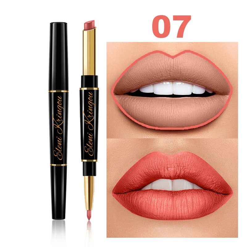 Eleni Kringou Beauty Set (Lipstick, Mascara, Eyebrow Pencil & Gel) [FREE MAKEUP BAG]