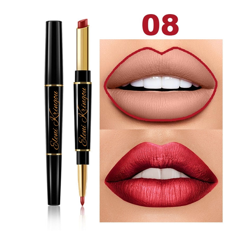 Eleni Kringou Beauty Set (Lipstick, Mascara, Eyebrow Pencil & Gel) [FREE MAKEUP BAG]