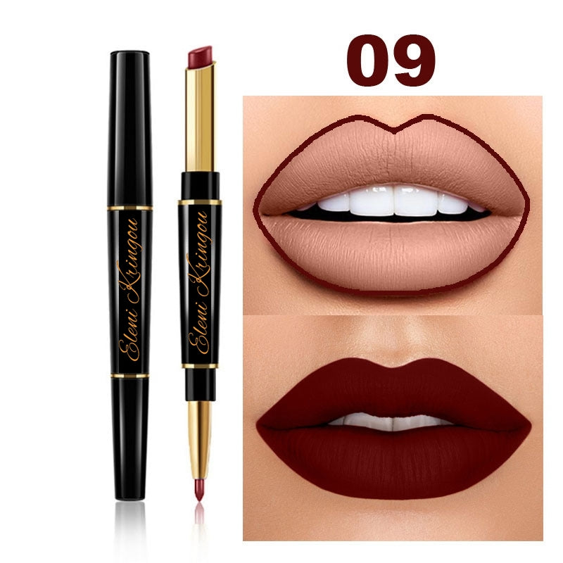 Eleni Kringou Beauty Set (Lipstick, Mascara, Eyebrow Pencil & Gel) [FREE MAKEUP BAG]