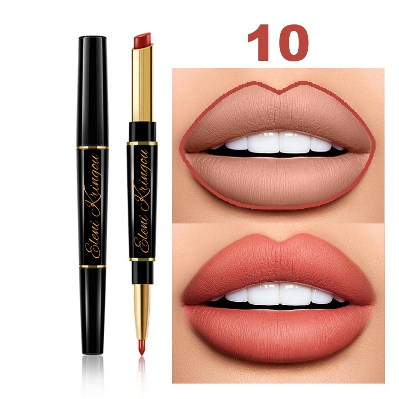 Eleni Kringou Beauty Set (Lipstick, Mascara, Eyebrow Pencil & Gel) [FREE MAKEUP BAG]